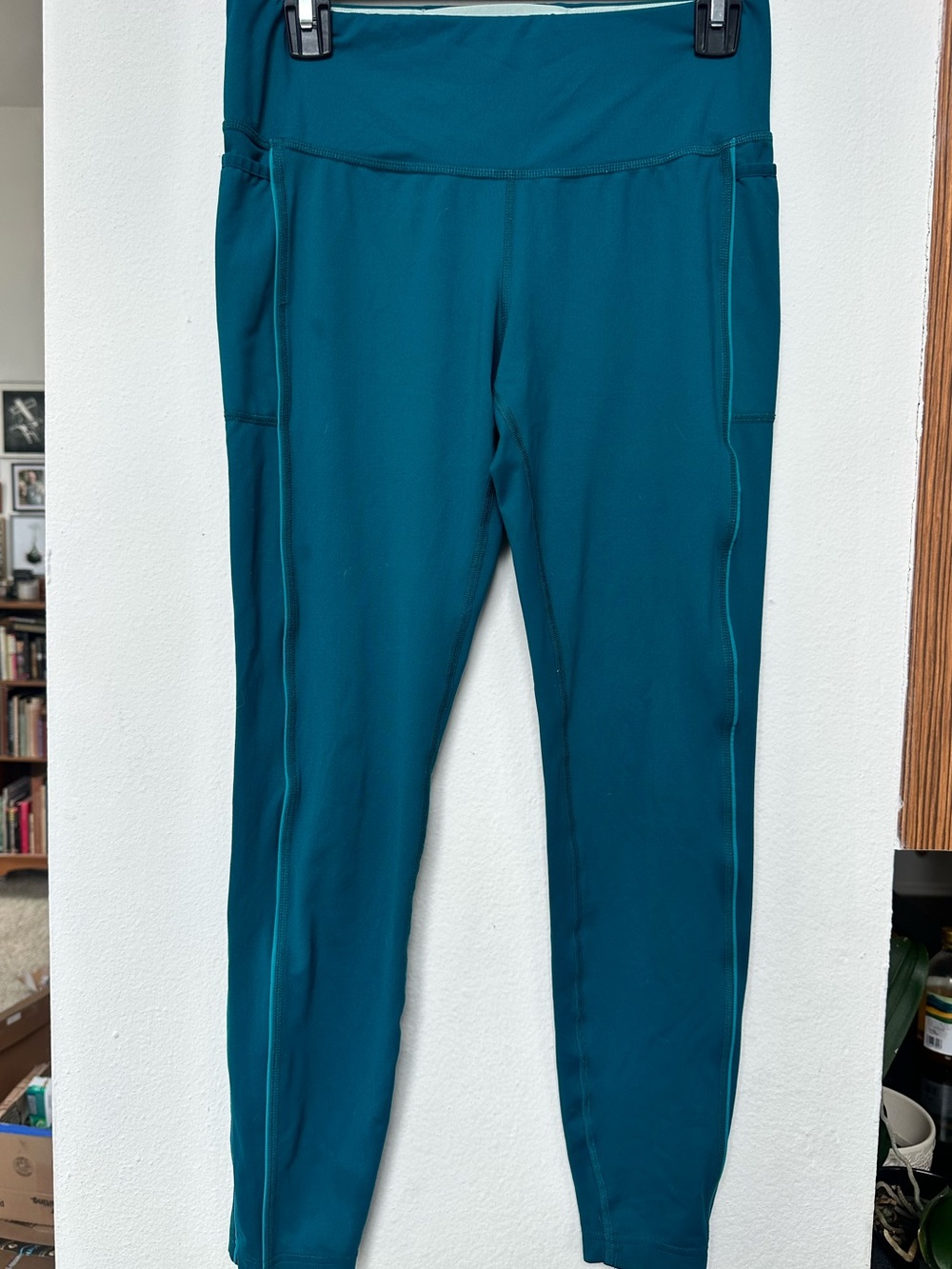 Brooks Teal High-Waist Athletic Leggings